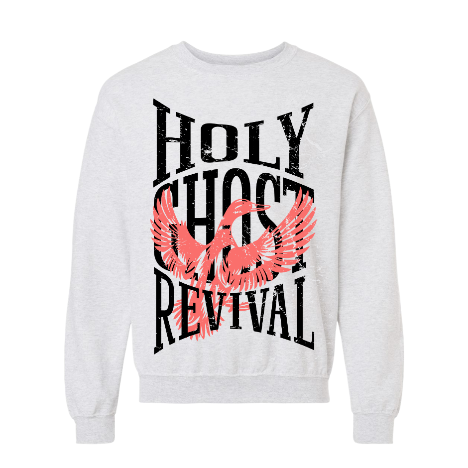 Holy Ghost Revival Crewneck - White