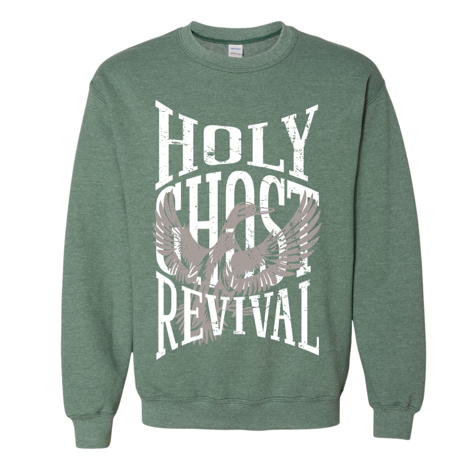 Holy Ghost Revival Crewneck - Green