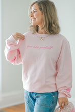Load image into Gallery viewer, Worthy Pink Sweatshirt

